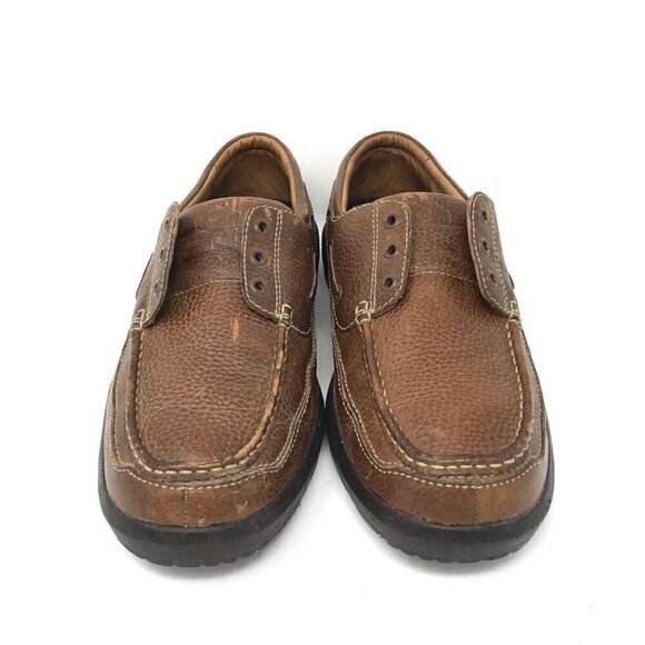 DR COMFORT Patrick Brown Leather Shoes 11.5 - Picture 2 of 8